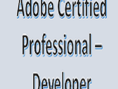Adobe Certified Professional – Developer